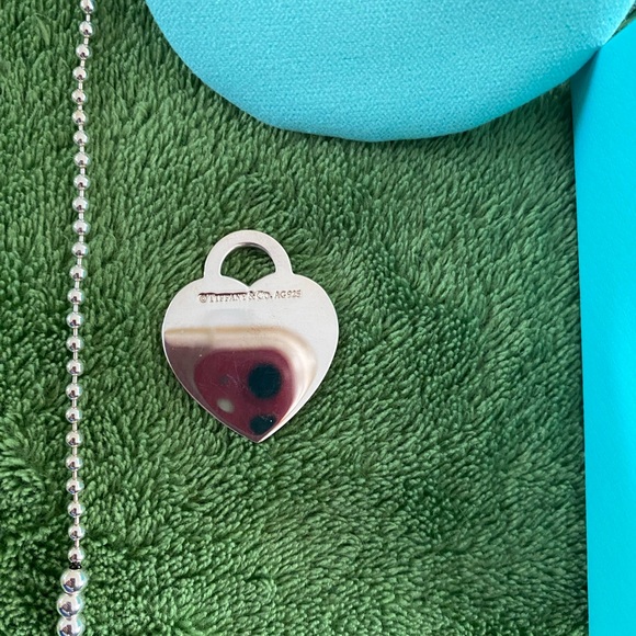 NWOT Tiffany & Co Mixed Bead Adjustable 28" - 30" Necklace & Heart Pendant 925 - Picture 4 of 12